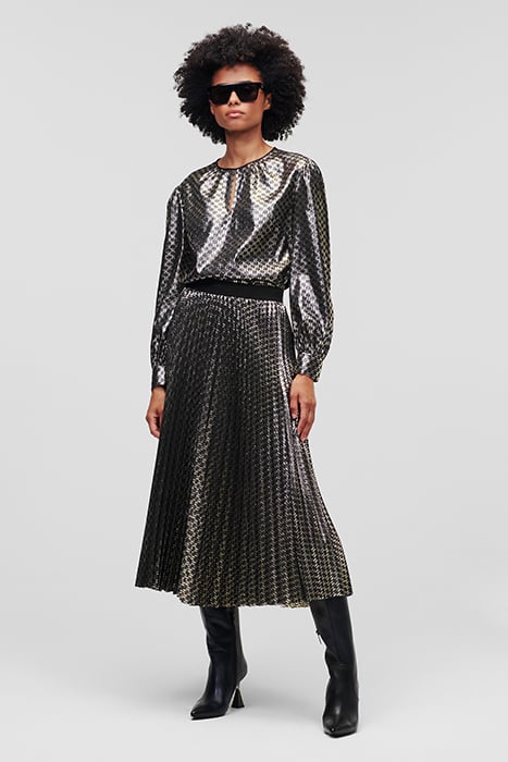 LUREX MONOGRAM SHIRT BLACK/GOLD MONOGRAM 2