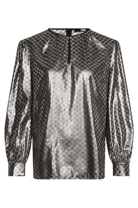 LUREX MONOGRAM SHIRT BLACK/GOLD MONOGRAM 4