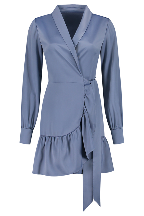 VIVIEN SATIN DRESS INFINITY BLUE 1