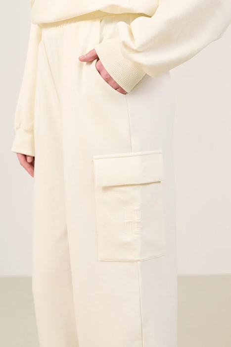 FINN COZY CARGO PANTS MARSHMELLOW 4