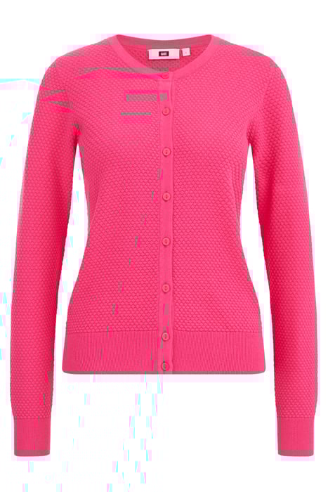KNITTED CARDIGAN BRIGHT PINK 4