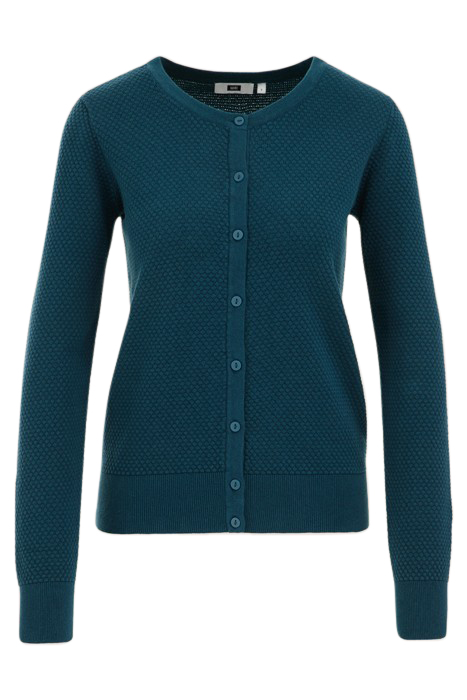 KNITTED CARDIGAN PETROL 4