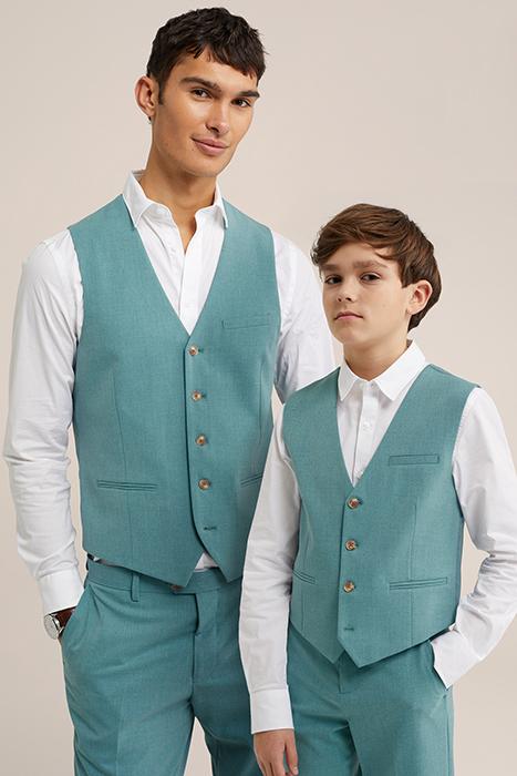 WAISTCOAT GREEN BLUE 6
