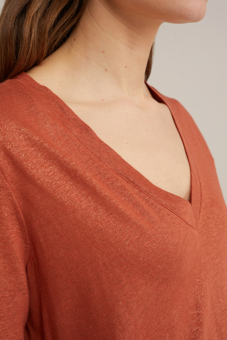 T-SHIRT RUST BROWN 6