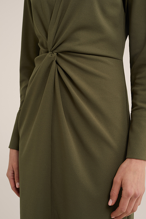 DRESS MIDI ARMY GREEN 5