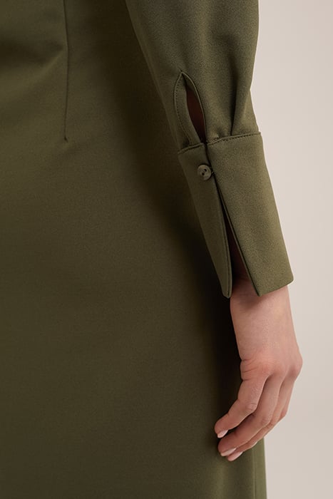 DRESS MIDI ARMY GREEN 6