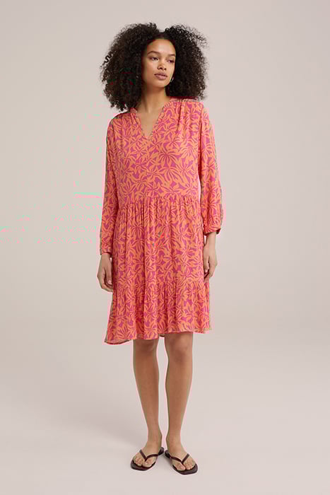 DRESS SHORT BRIGHT PINK 1