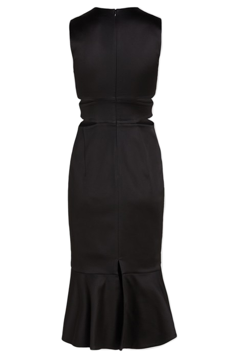 CUT OUT DRESS BLACK 4