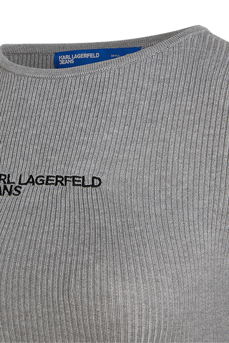 KLJ KNITTED BODY DRESS MID GREY 3