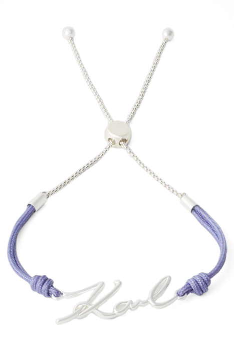 K/SIGNATURE CORD BRACELET IRIS PURPLE 1