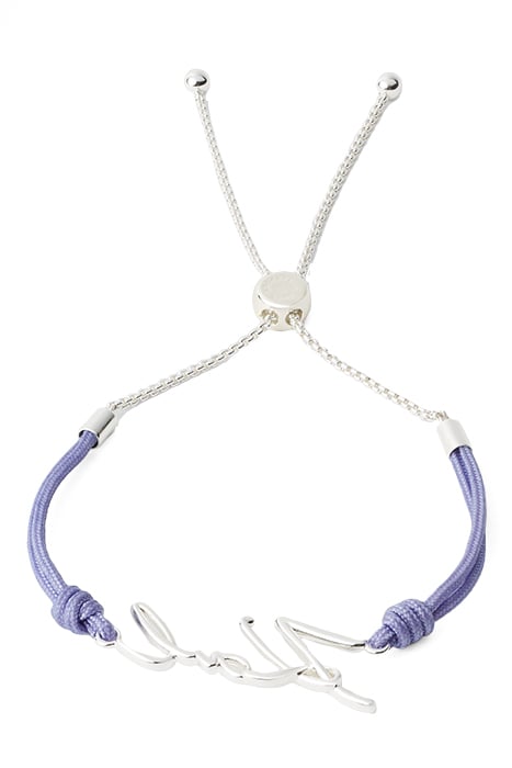 K/SIGNATURE CORD BRACELET IRIS PURPLE 3