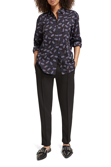 MODAL STRAIGHT LEG SWEATPANTS EVENING BLACK 3