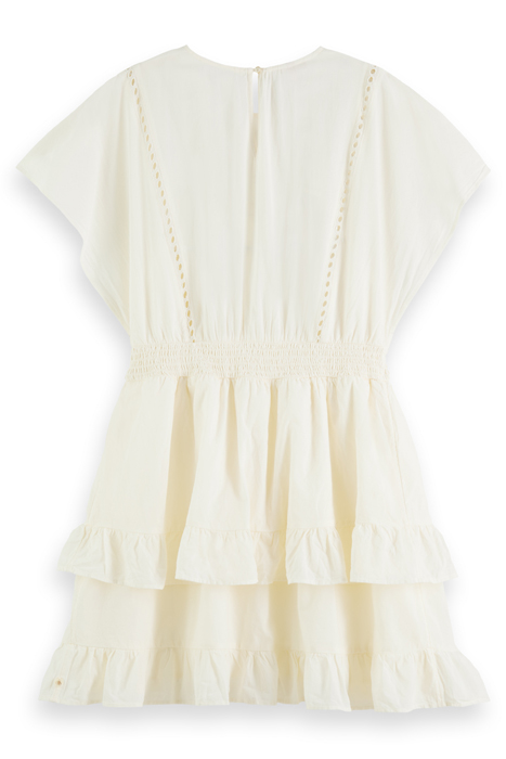 MINI DRESS WITH BRODERIE ANGLAISE SOFT ICE 4