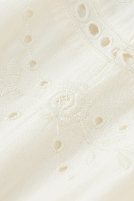 MINI DRESS WITH BRODERIE ANGLAISE SOFT ICE 7