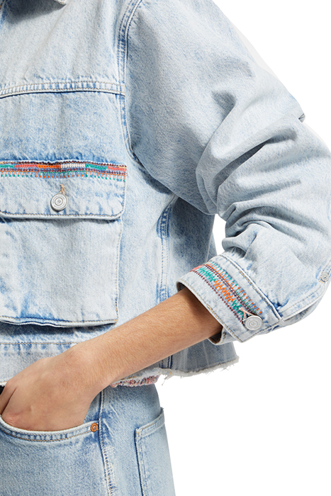 CROPPED DENIM JACKET — SEA STAR 7