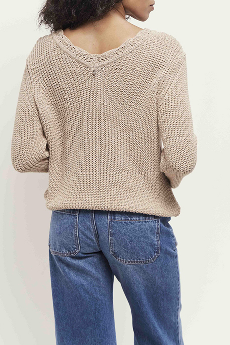 LE JOANNA - 7/8TH HIGH WAISTED BLUE STRAIGHT JEANS 4