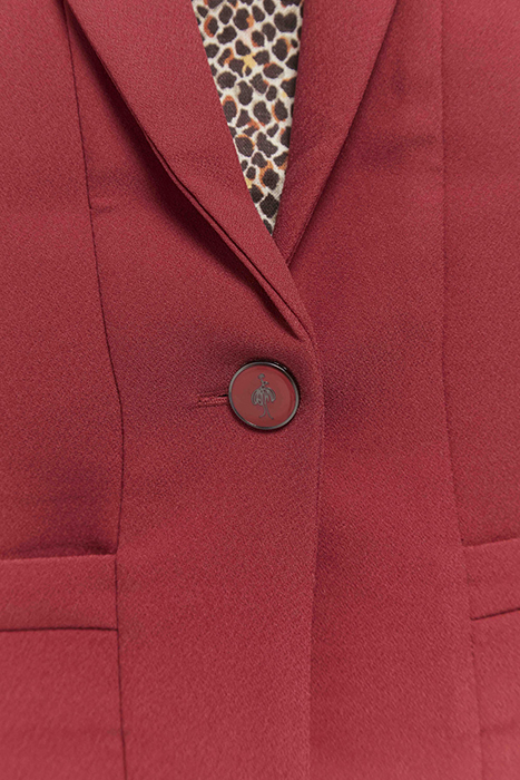 VARA - CHILIPEPPER SUIT JACKET IN RECYCLED POLYESTER 4