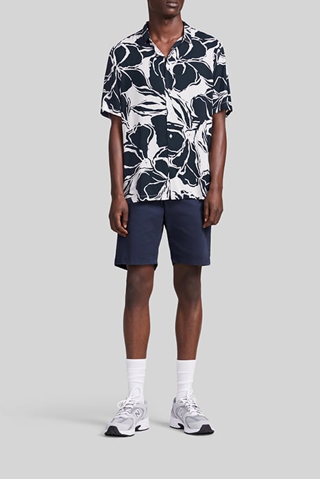 SLATE LENZING™ ECOVERO™ FLOWERY SLIM SHIRT 3