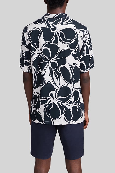 SLATE LENZING™ ECOVERO™ FLOWERY SLIM SHIRT 2