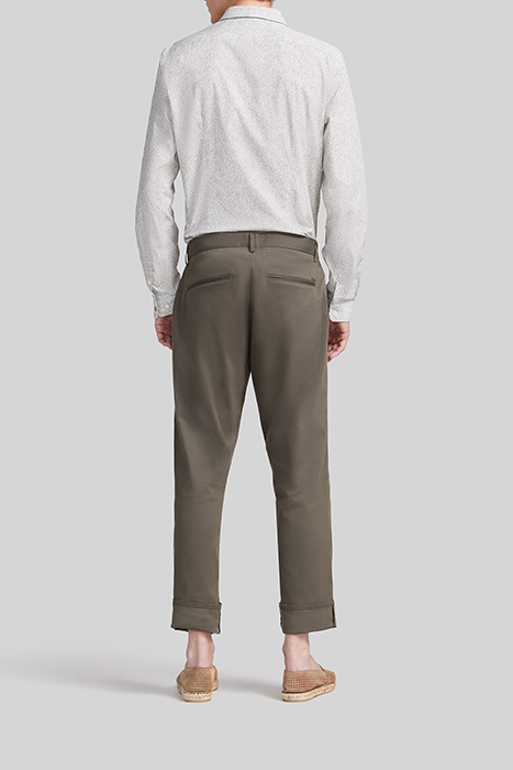 KHAKI UPCYCLED REGULAR CHINOS 4