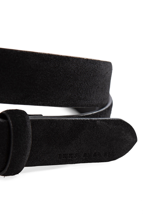 BLACK SUEDE THIN BELT 3