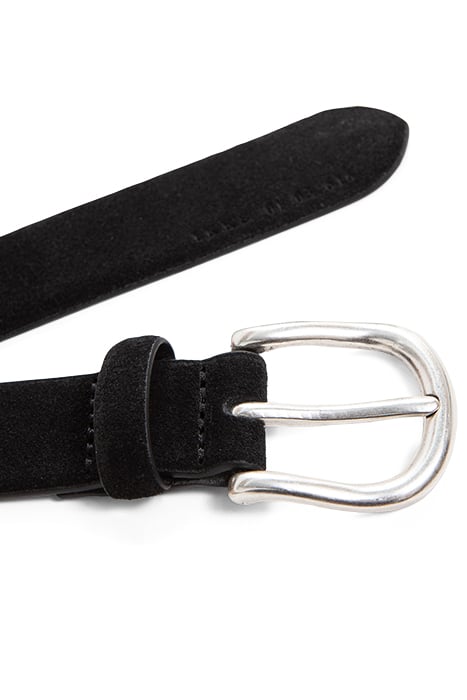 BLACK SUEDE THIN BELT 5
