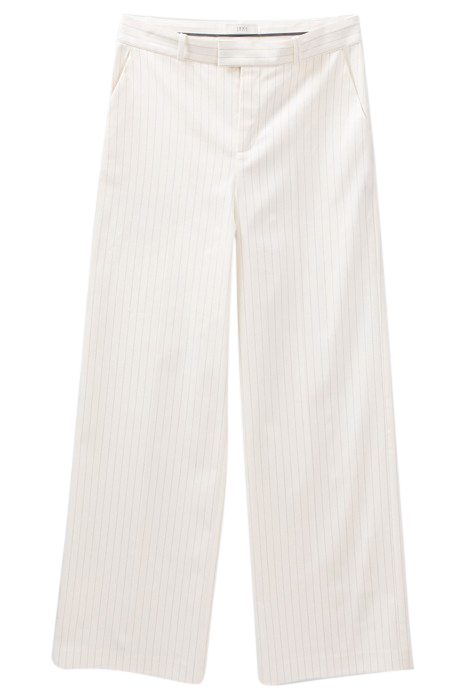 ECRU PINSTRIPE SUIT TROUSERS 4