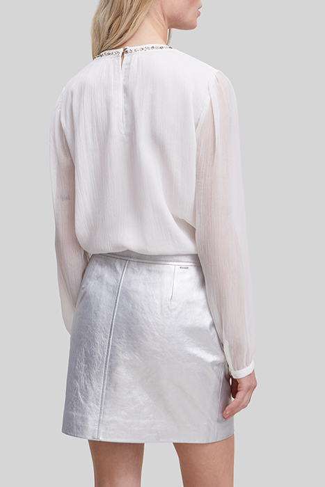 OFF-WHITE BLOUSE WITH BEAD EMBROIDERY 2