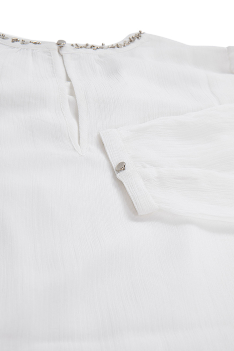 OFF-WHITE BLOUSE WITH BEAD EMBROIDERY 7