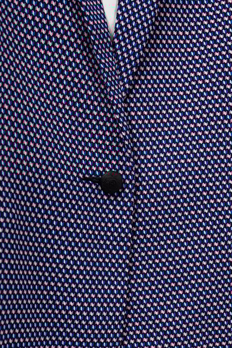 WHITE LENZING™ ECOVERO™ JACKET WITH OPTIC PRINT 7