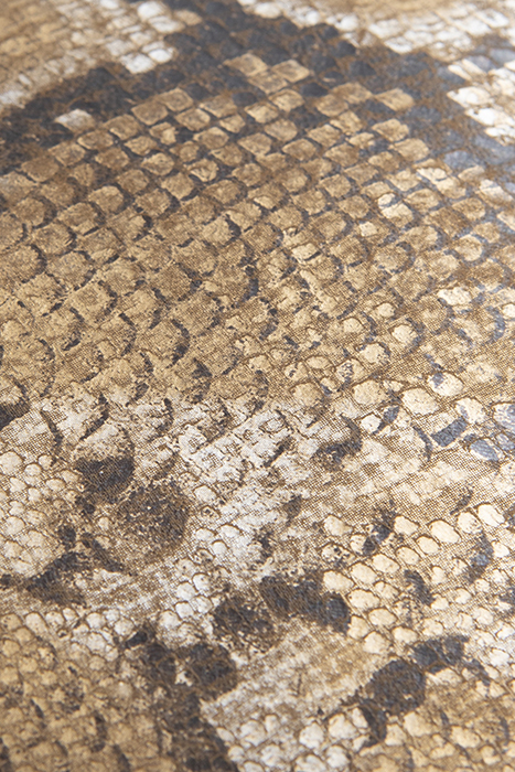 GOLD LEATHER PYTHON CARDHOLDER 5