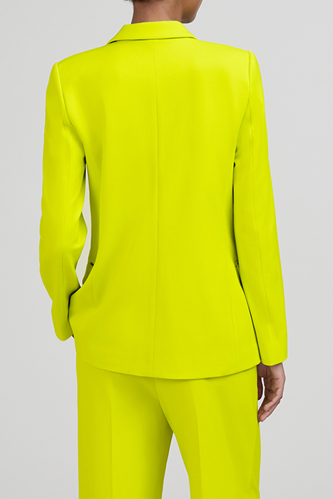 LIME GREEN SUIT JACKET WITH PIN-BADGE DECOR 2