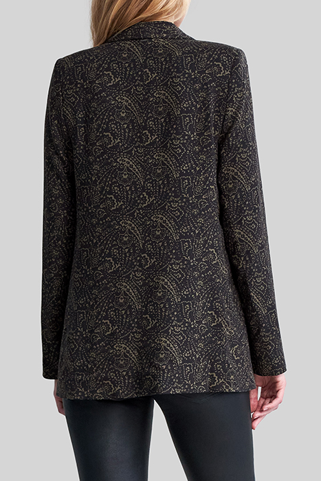 KHAKI LENZING™ ECOVERO™ FLORAL PAISLEY JACKET 2
