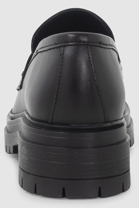 BLACK MOCCASINS WITH LUGGED SOLES 5