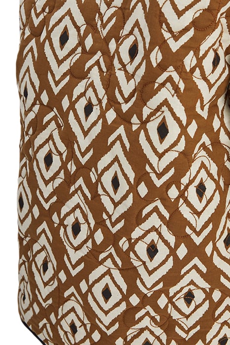 CAMEL/ETHNIC MOTIF REVERSIBLE COAT 9