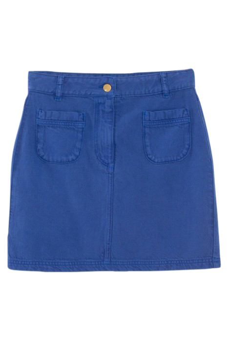 ELECTRIC BLUE DENIM MINI SKIRT 3