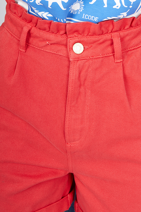 CORAL DENIM SHORTS 5