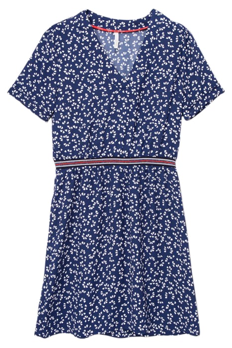 NAVY GRAPHIC PRINT DRESS 3
