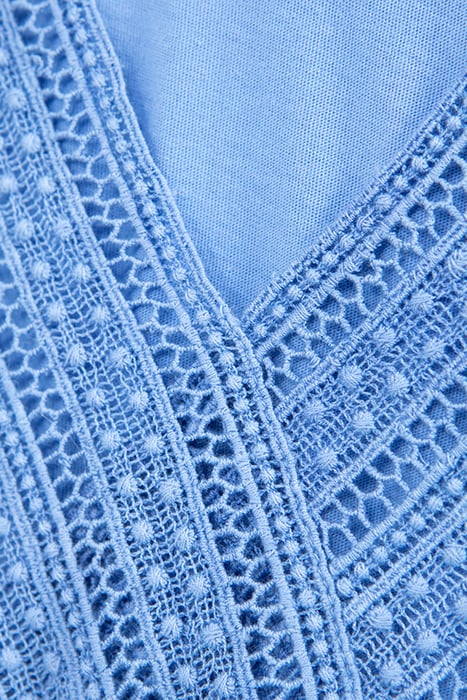 AZURE REVERSIBLE T-SHIRT WITH LACE 4