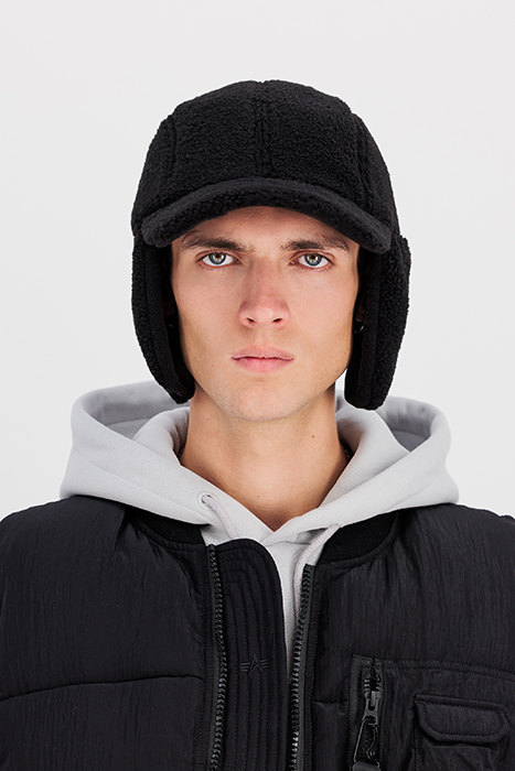 UNISEX EAR MUFF CAP UV BLACK 2