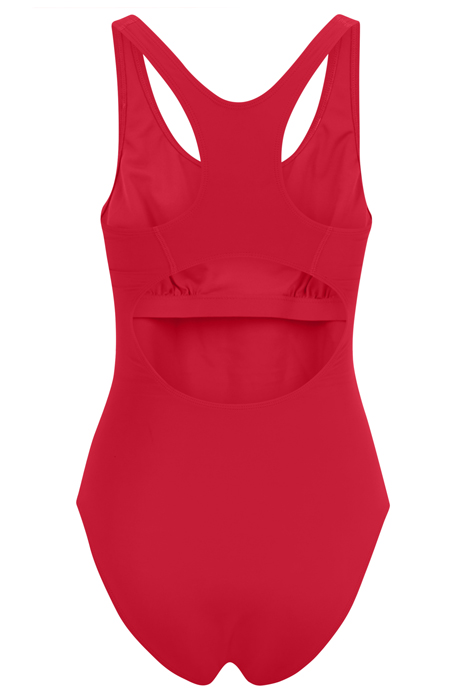 SAKI RACER BACK SWIMSUIT TRUE RED 2