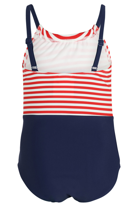 SINAH SWIMSUIT AOP BLACK IRIS-TRUE RED/BRIGHT WHITE STRIPED 2