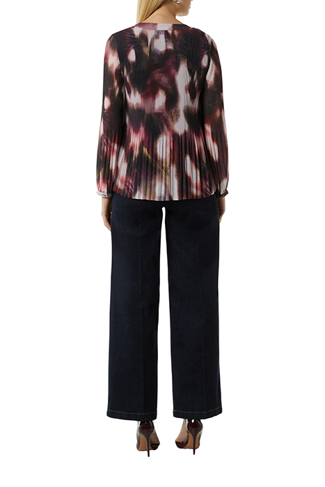 COMMA BLOUSES PLUM AOP 2