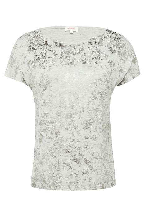 S.OLIVER T-SHIRTS GREY/BLACK 3