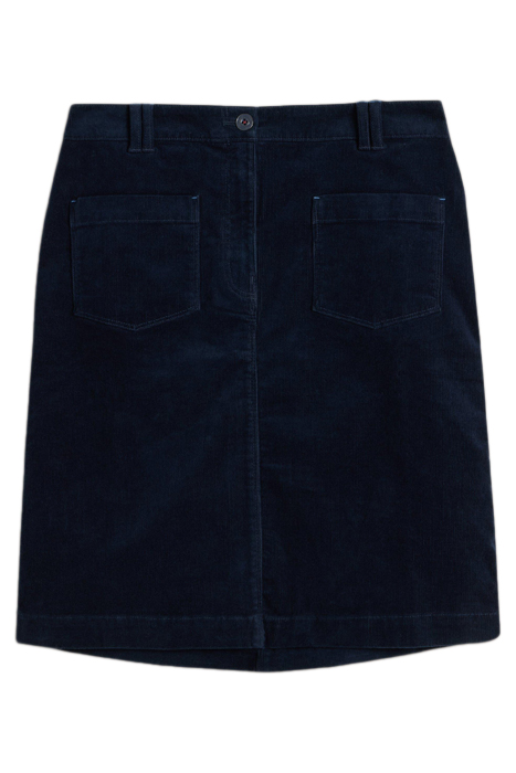 MELODY ORGANIC CORD SKIRT DARK NAVY 4
