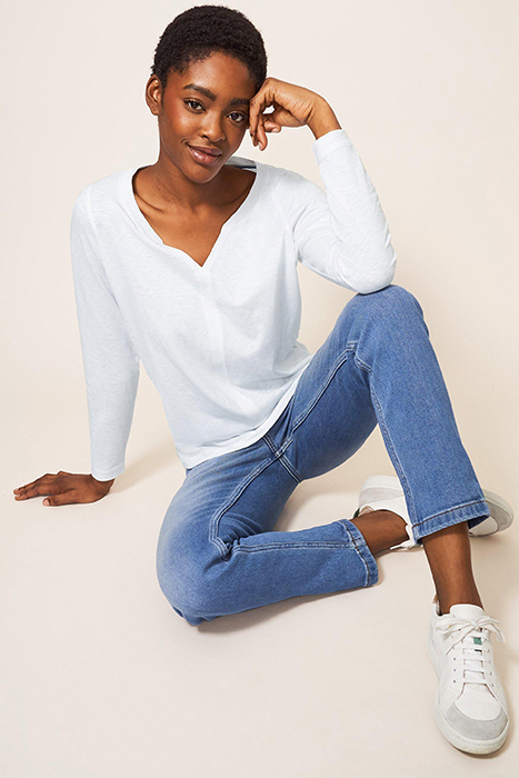 NELLY LS TEE BRILLIANT WHITE 4