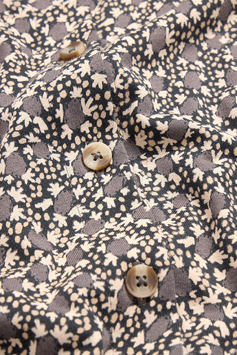 RUA JERSEY SHIRT DRESS BLACK PRINT 7