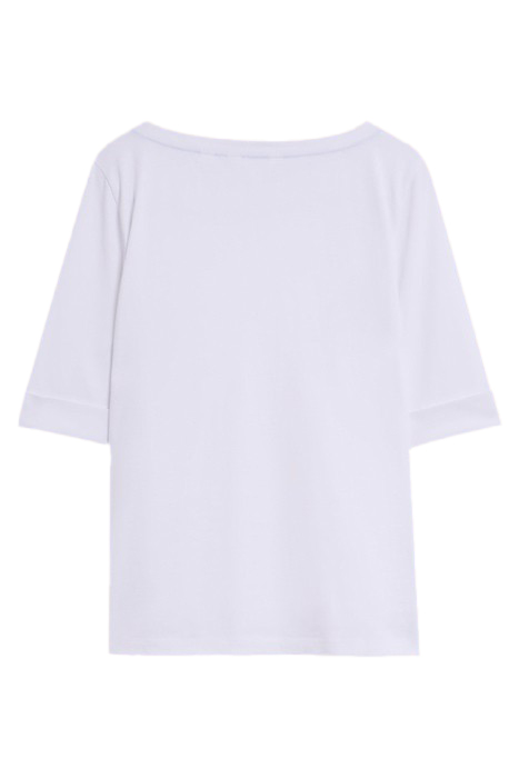 SYDNEY BOAT NECK TEE BRILLIANT WHITE 5