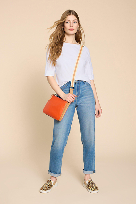 SYDNEY BOAT NECK TEE BRILLIANT WHITE 3