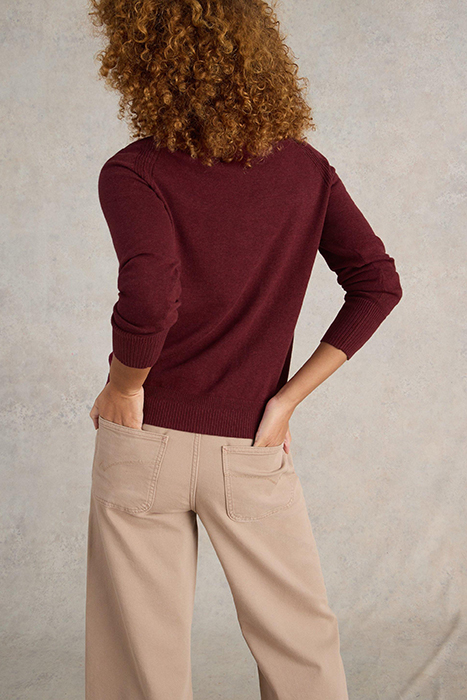 LULU CARDI DARK PLUM 2